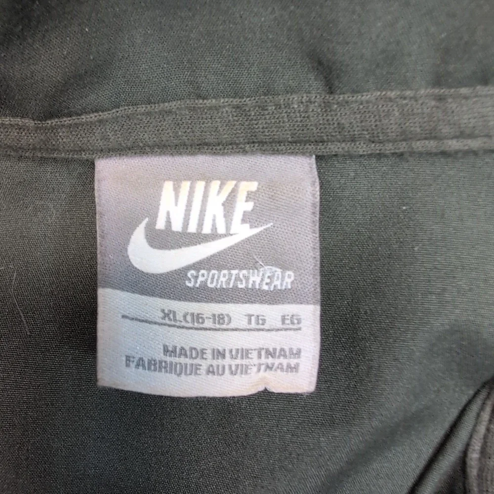 Vintage Nike Jacket Womens XL Green Y2K‎ Training Track Windbreaker Zip Up